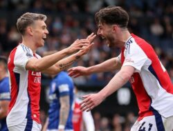 Arsenal Hancurkan Ipswich, Mimpi Juara Liverpool Sirna Pekan Ini