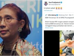 BBM Tercampur Air, HR-V Mogok; Respons Menohok Susi Pudjiastuti