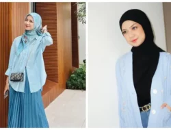 Inspirasi Gaya: 6 Padu Padan Outfit Biru Stylish ala Nashwa Zahira