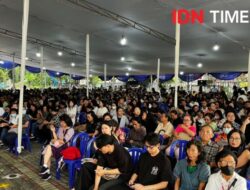 Katedral Jakarta Dipadati Umat Jelang Misa Requiem Paus Fransiskus