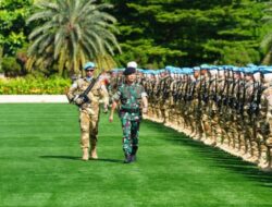 Panglima TNI Sambut Pulang Pahlawan Lebanon: 1.087 Prajurit Setia Negara