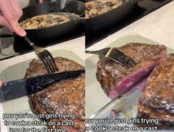 Resep Steak Gagal: Wajan Besi Tak Mampu Matangkan Daging