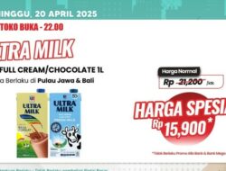 Transmart Full Day Sale: Borong Susu Kotak Jumbo Murah Meriah Rp15 Ribuan