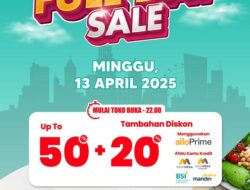 Transmart Full Day Sale: Diskon Ganda 50% Ditambah 20%, Serbu Sekarang!